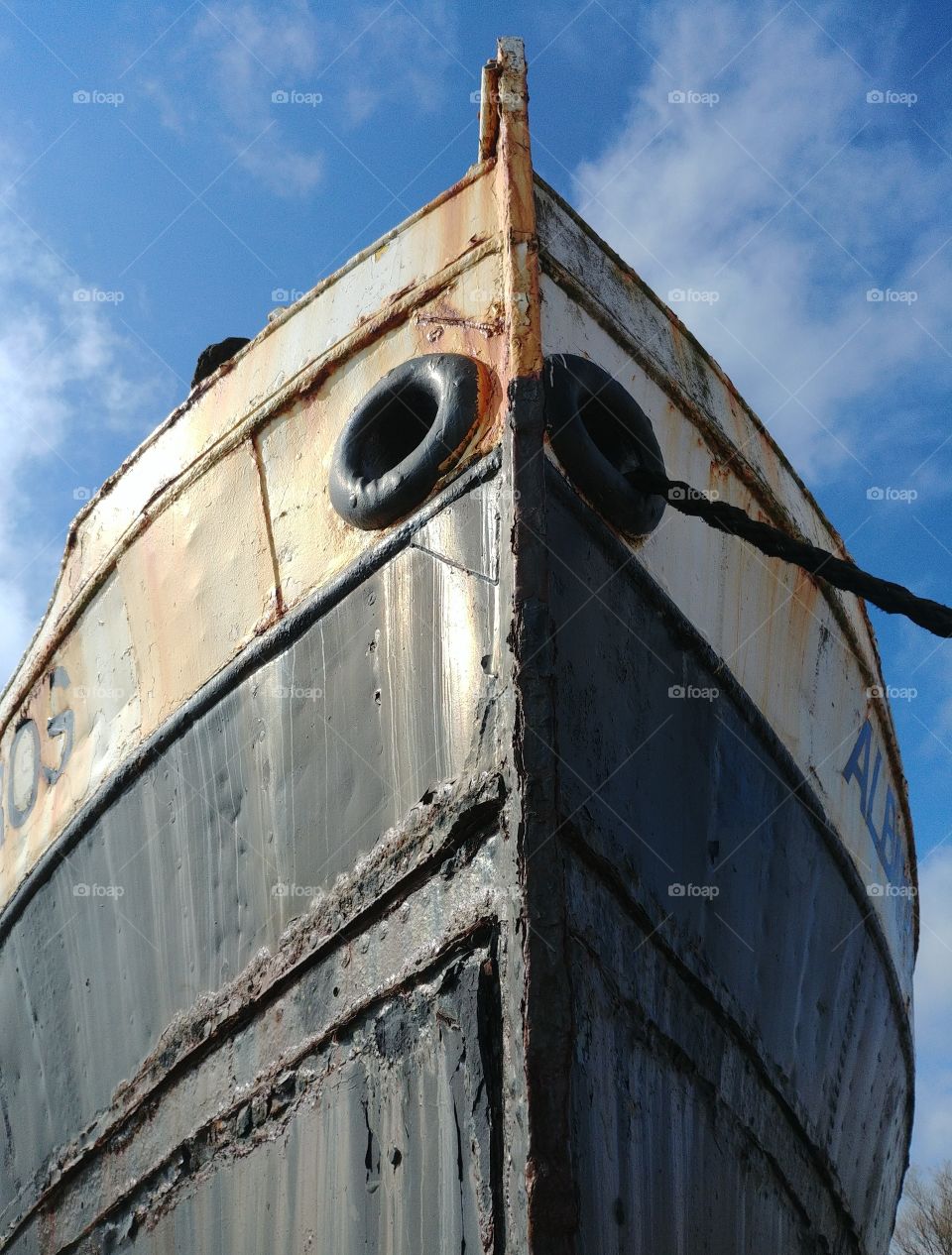 Schiff Wrack Himmel Rost ship