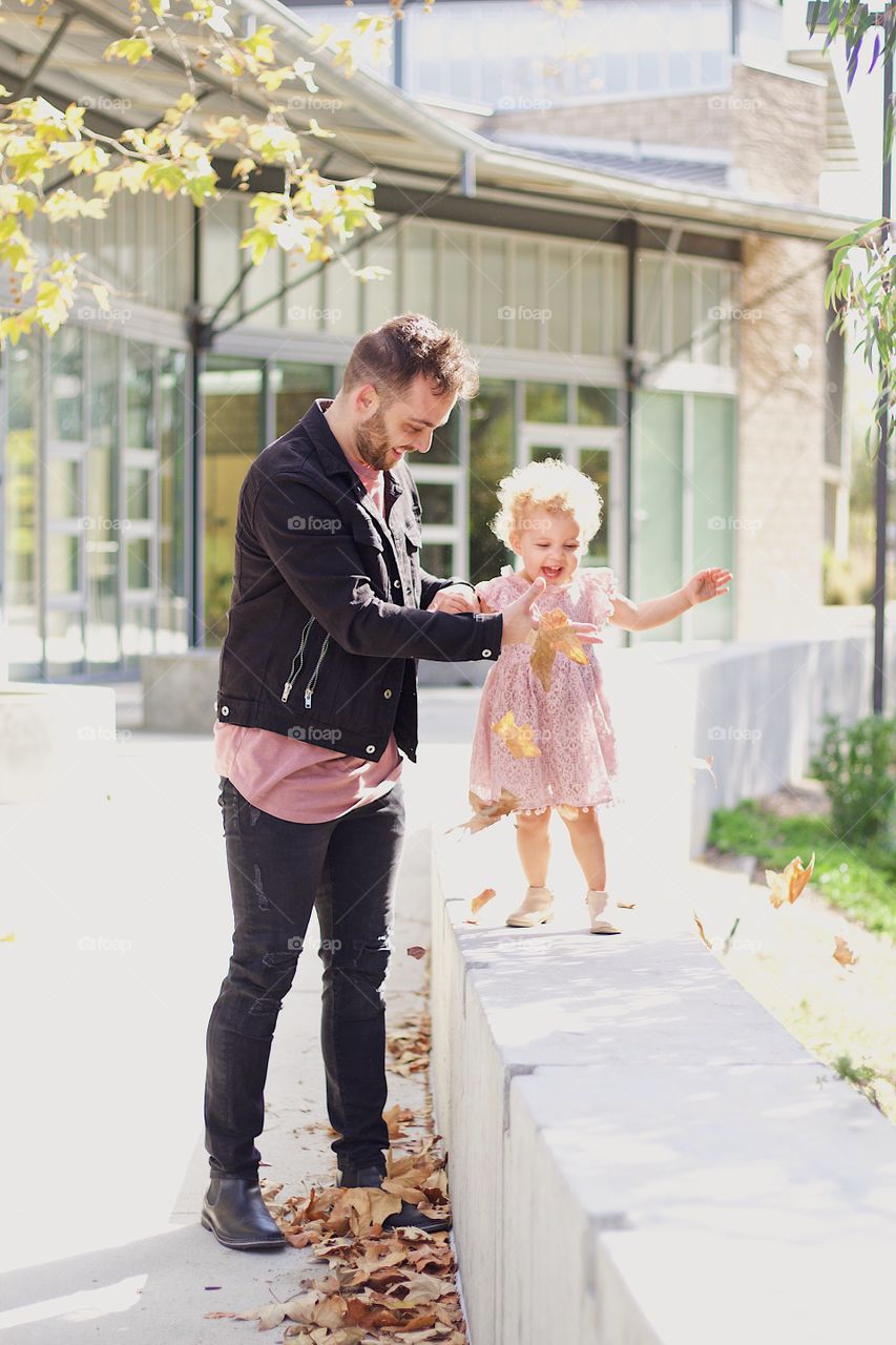 Father daughter joy