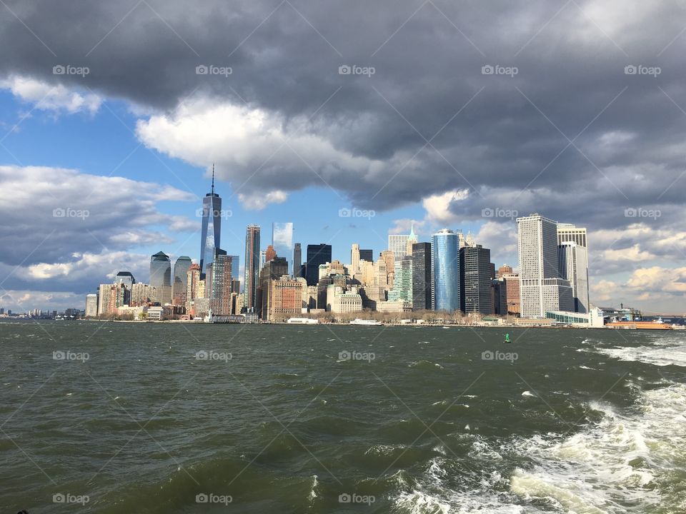 Clouds over the city