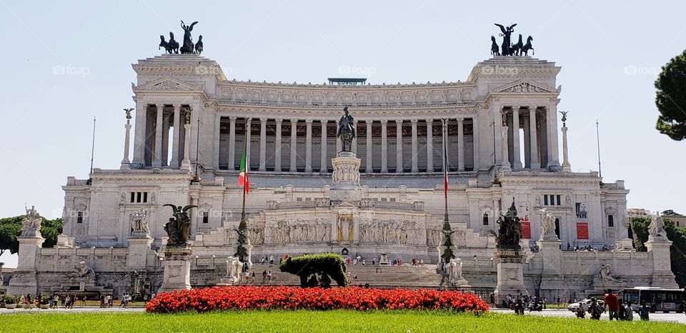 Vittorio Emanuele II Monument Rome Italy