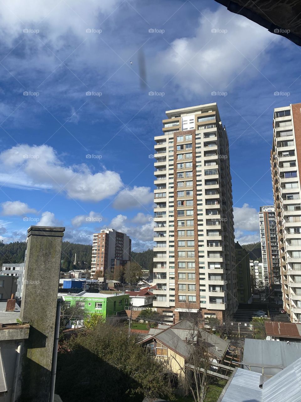 Cielo azul sobre Concepcion 