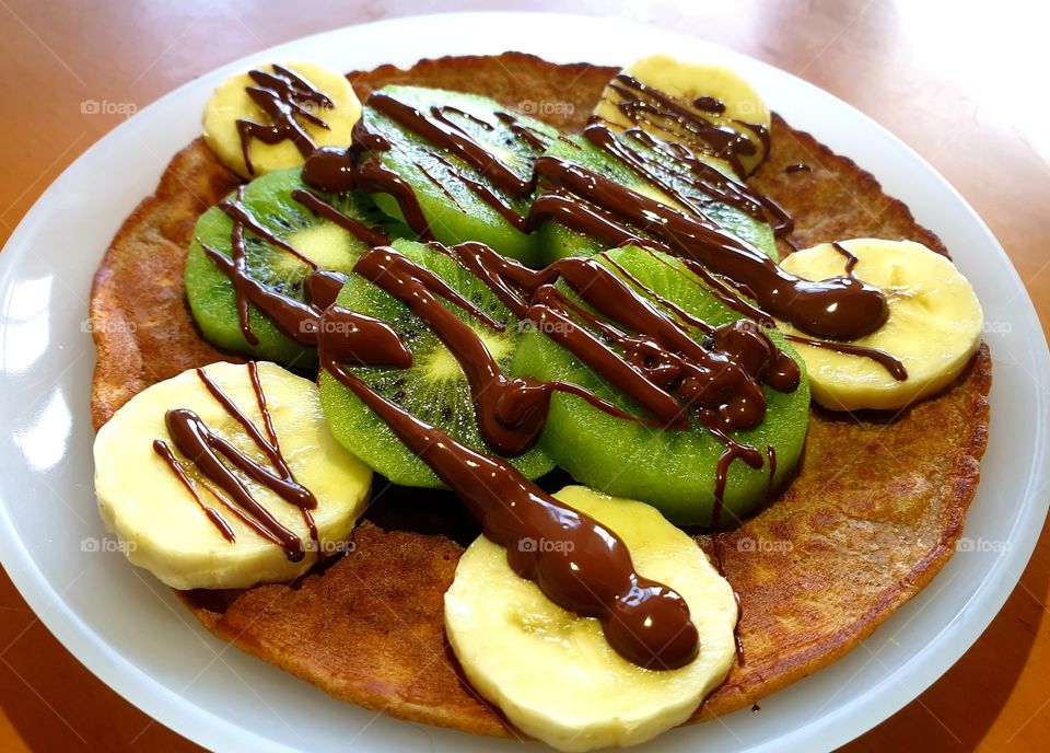 Pancake#fruits#dessert#delicious#yummy#chocolate