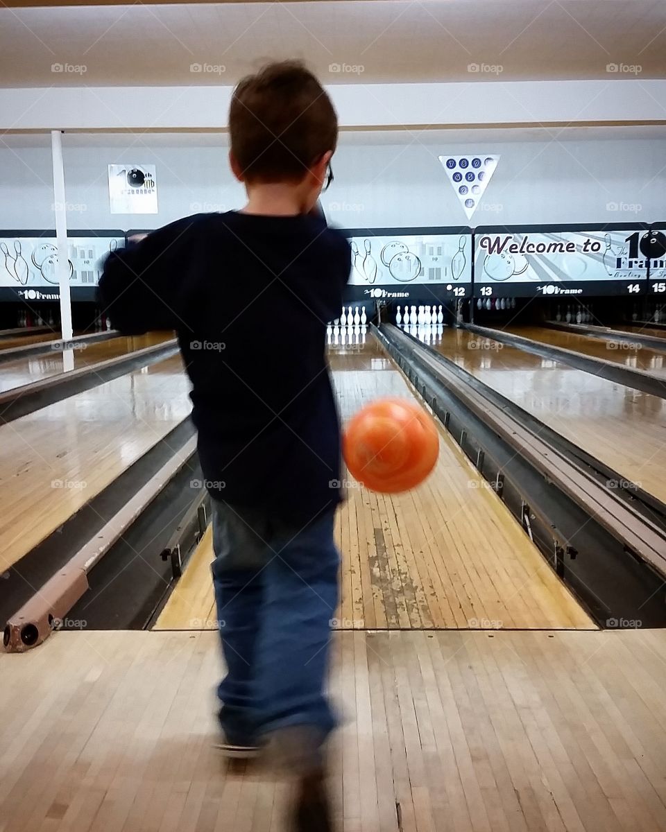 Bowling Action Shot