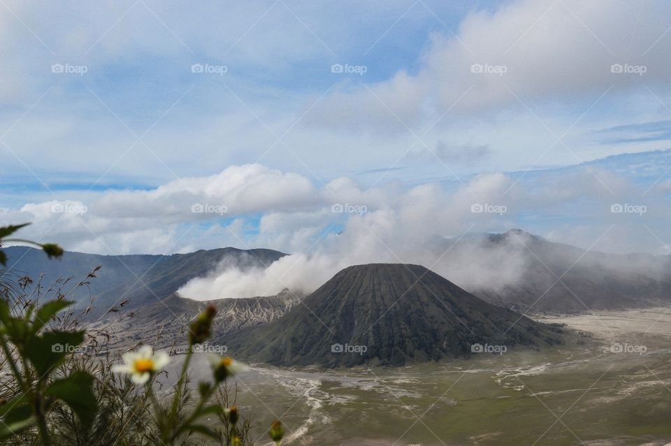 When mount Bromo erupted