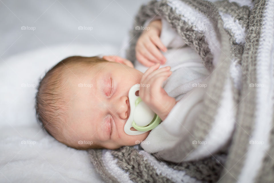 newborn baby sleeping