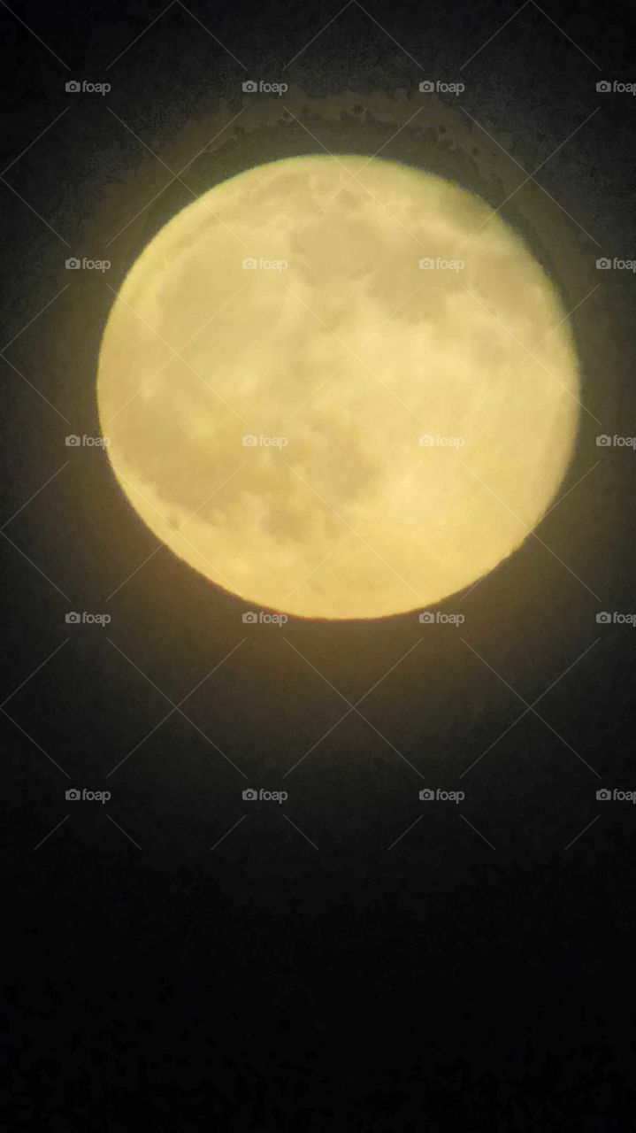 Yellow moon