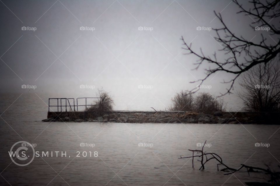 Snowstorm at the point