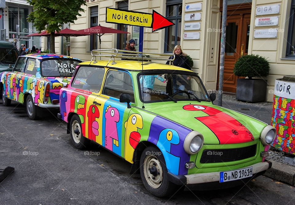 Colorful car