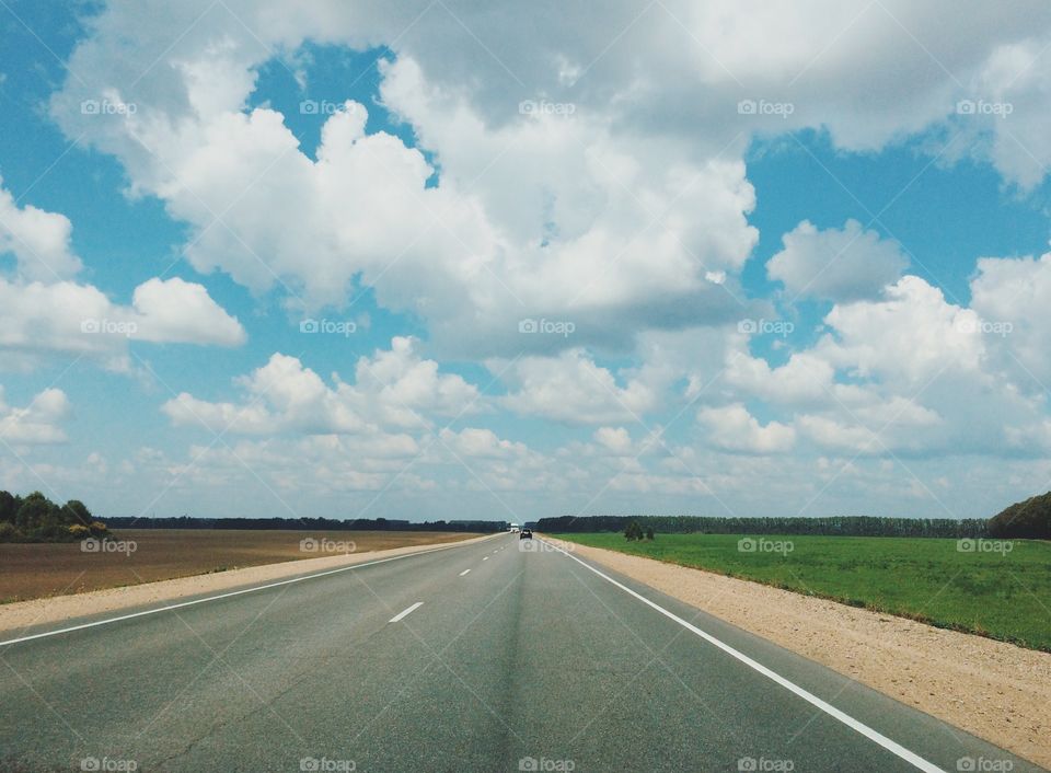 Road, No Person, Asphalt, Landscape, Sky