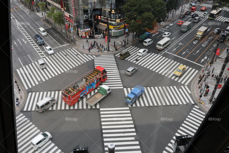 Intersection in Tokyo