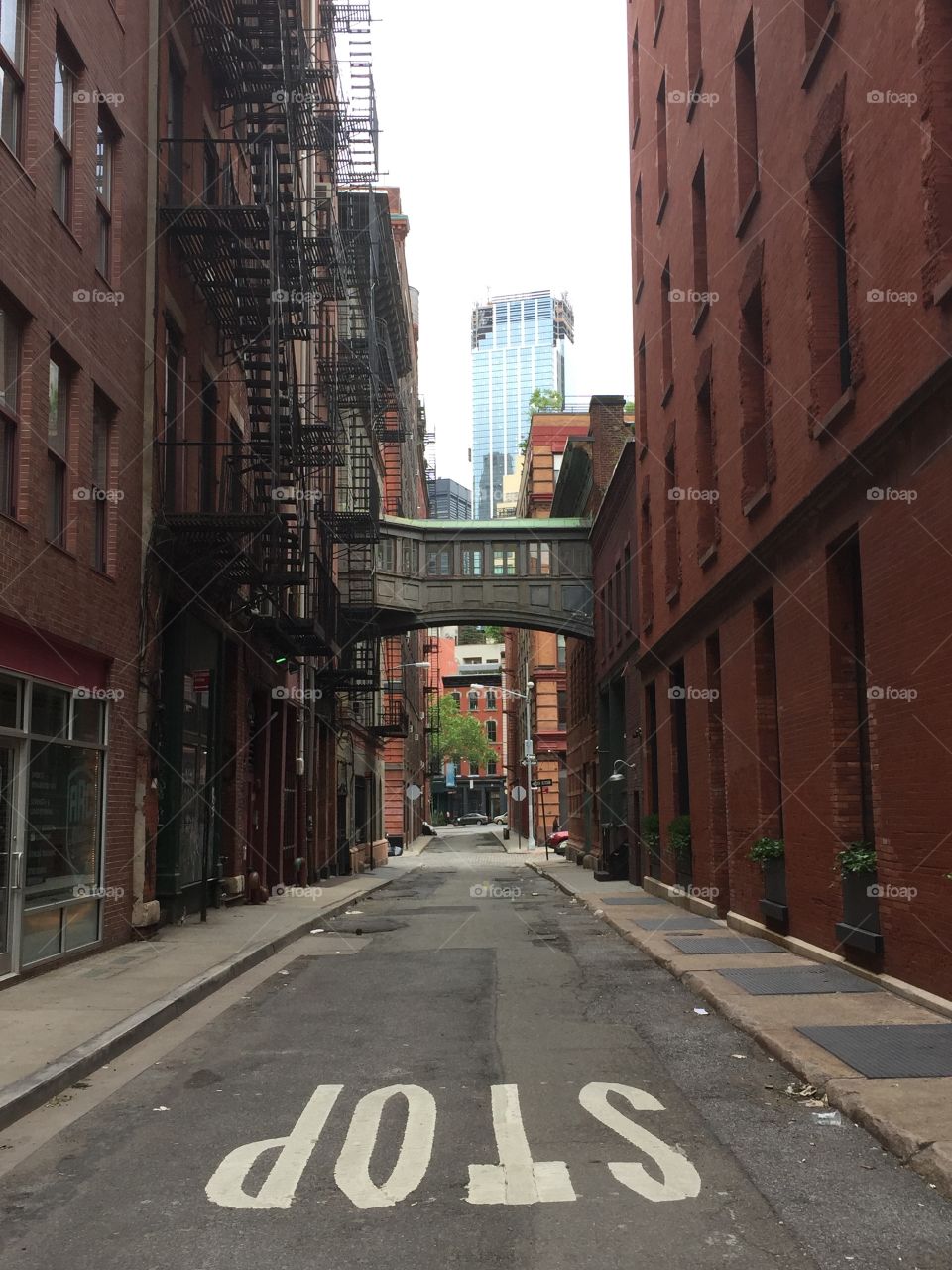 Alley in New York City 