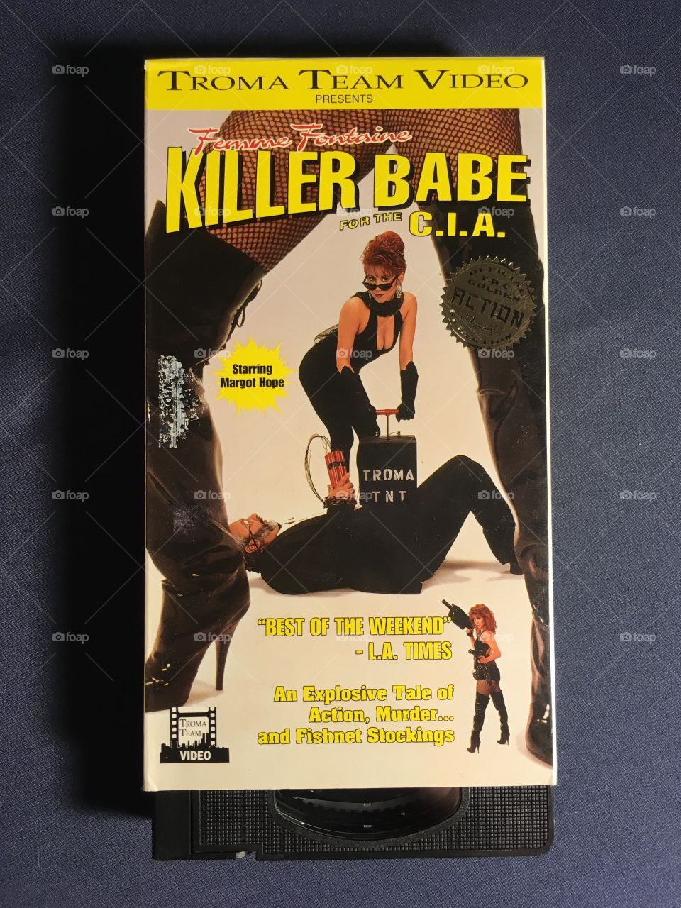 Killer babe for the CIA VHS Movie 