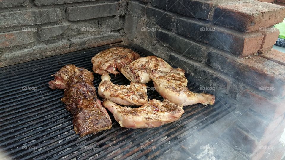 In the middle of the roast