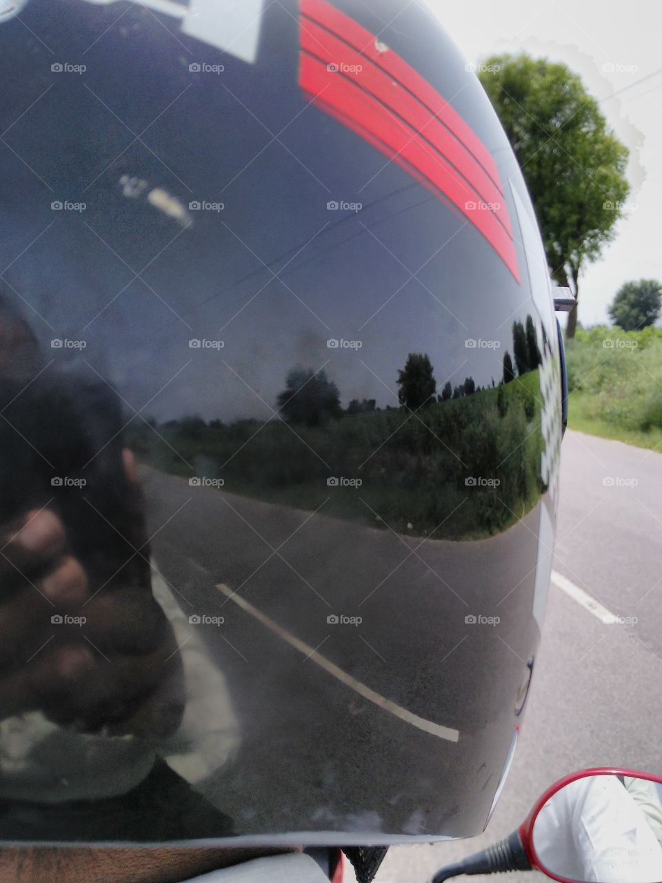 helmet view .