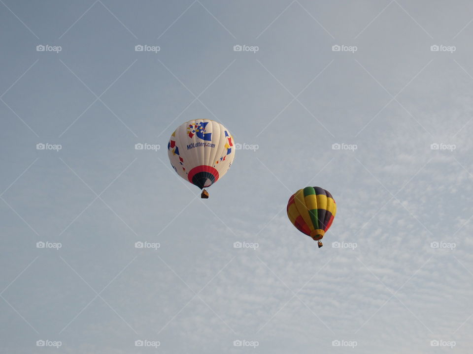 Hot air balloons