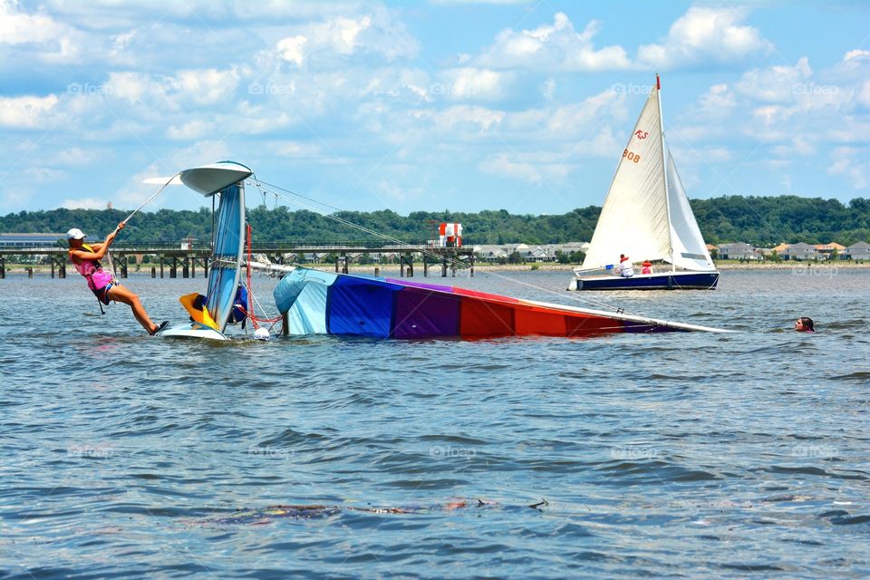 Recovery of a Catamaran 