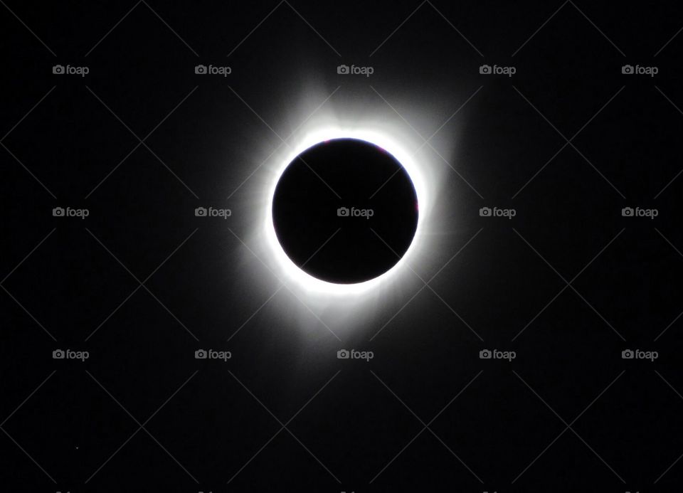 Solar eclipse 2017, totality 