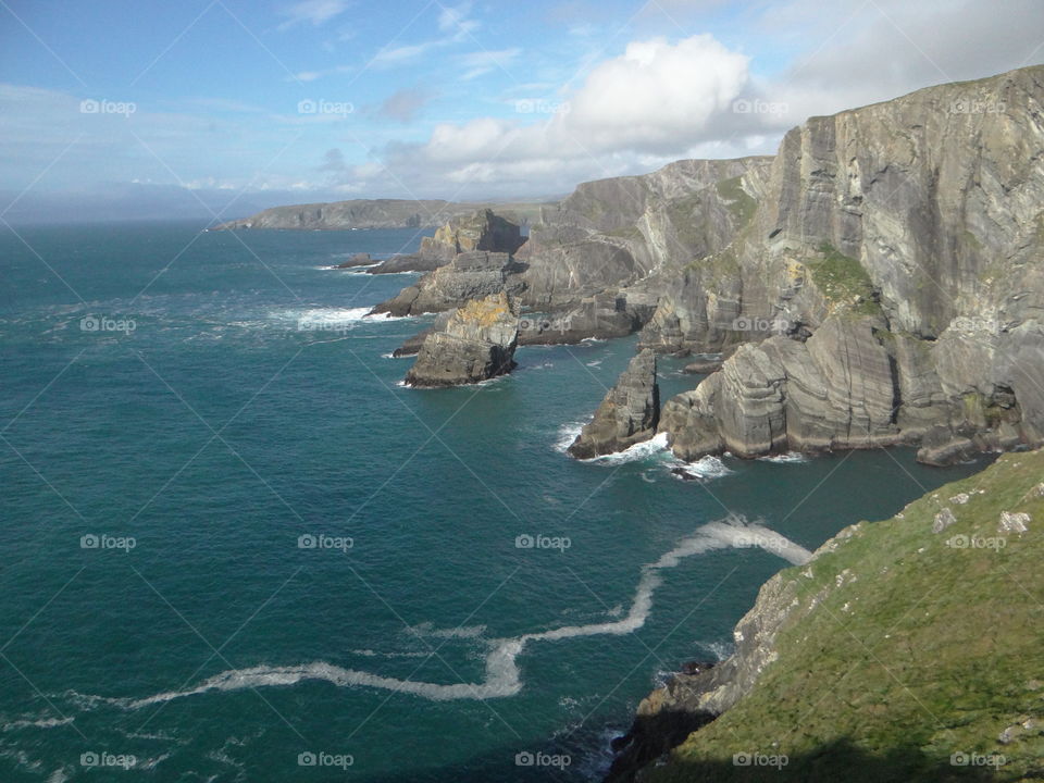 Cliffs at Mizen Head. Ireland 