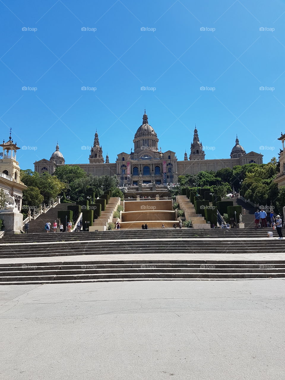 montjuic Barcelona Barcelone museum spain Barcelona Barcelone museum gaudi park and ride