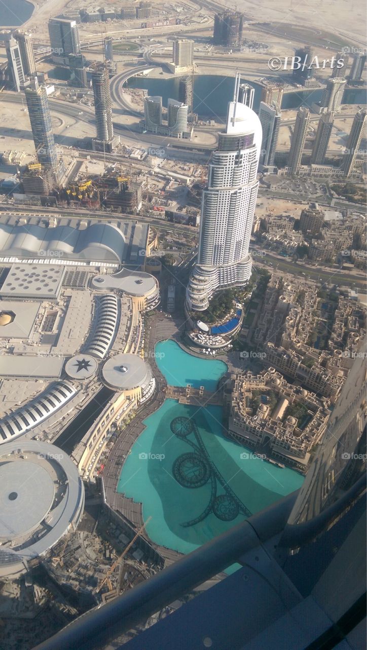 Dubai from burj khalifa