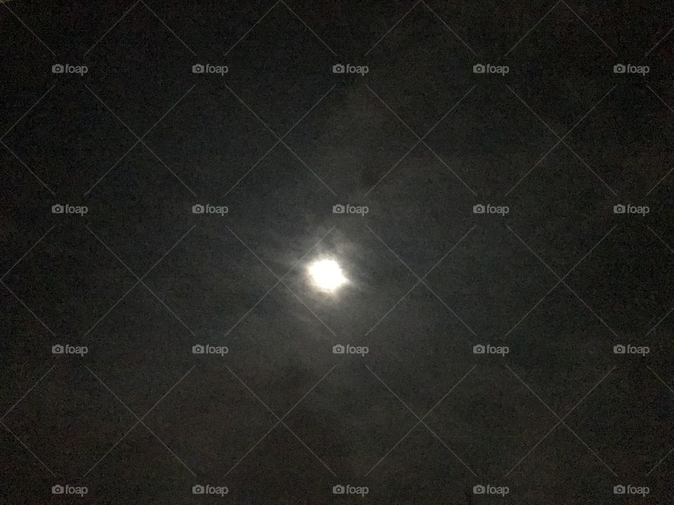 Moon at night
