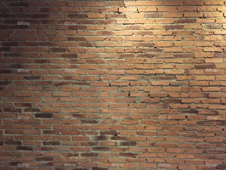 Abstract brick wall texture. Coffee shop's interior