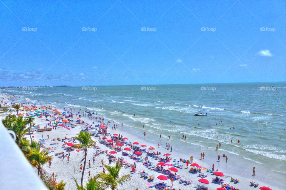 An HDR photo of Fort Myers Beach Florida