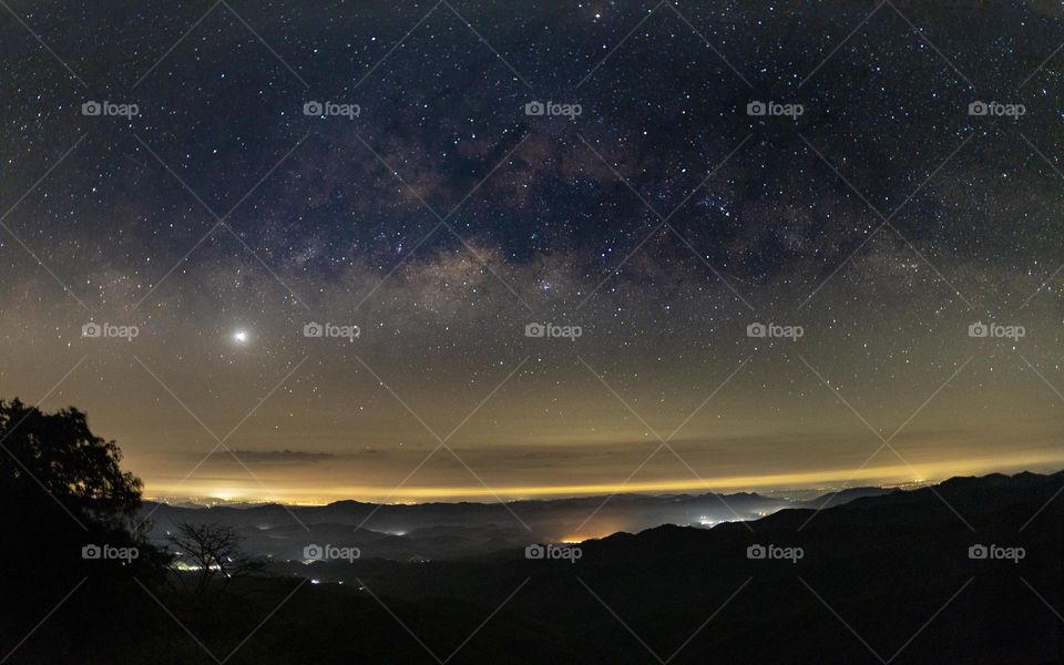 Milky way photo from Supanburi Thailand