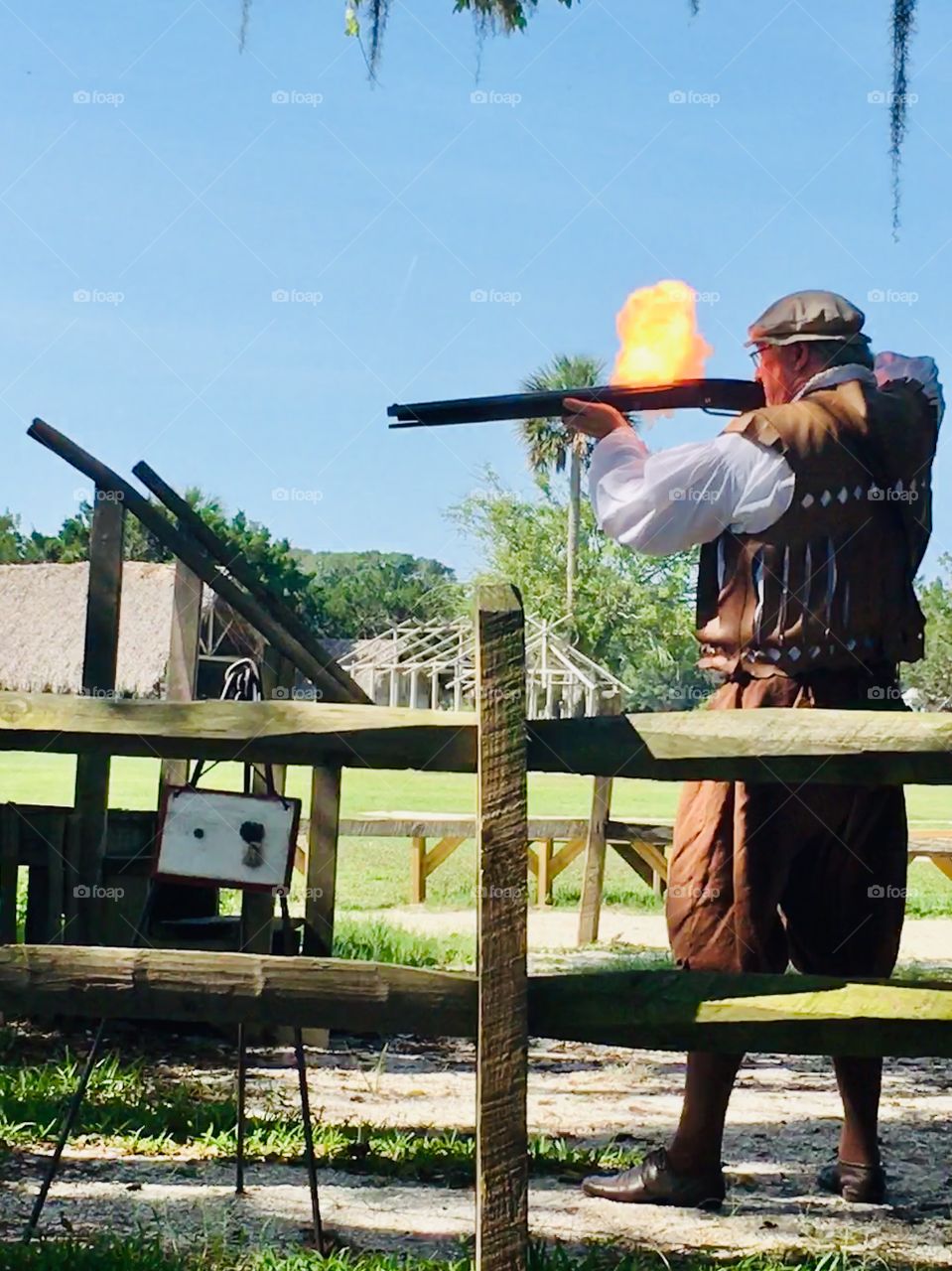 Black powder demo at Fountain of Youth in Florida 