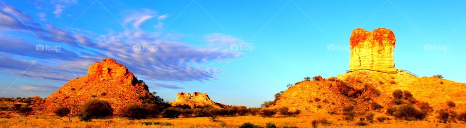 Chamber's Pillar,  Australia.