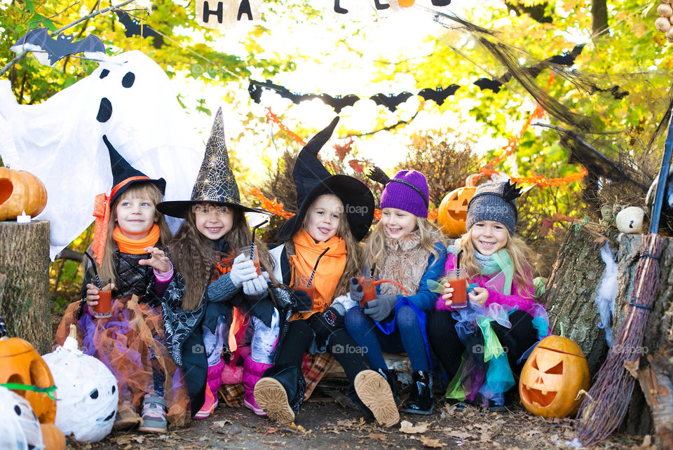 People, Fall, Child, Fun, Costume