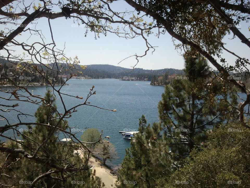 Lake Arrowhead,  Ca. Looking at houses in Lake Arrowhead and saw this gorgeous view.