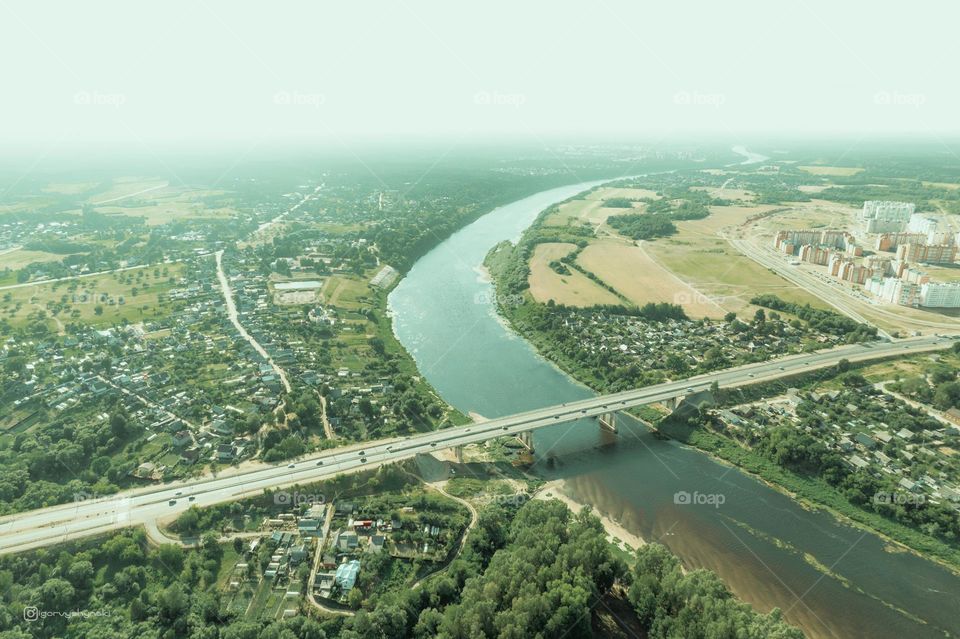 город с высоты