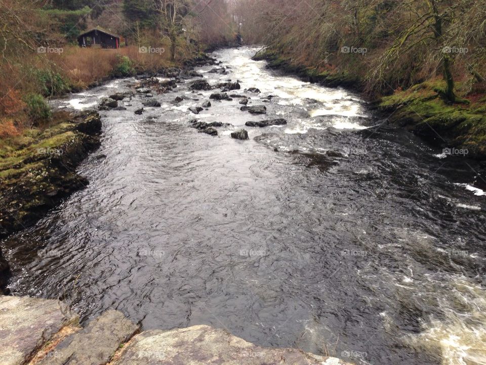 Fresh water river in Scotland