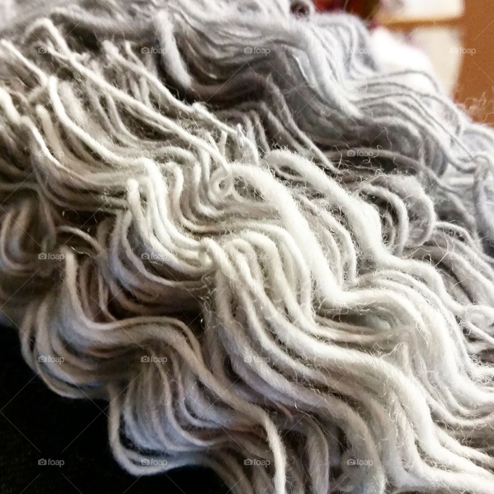 Grey Gradient Handspun Singles . Spun singles of handspun in grey