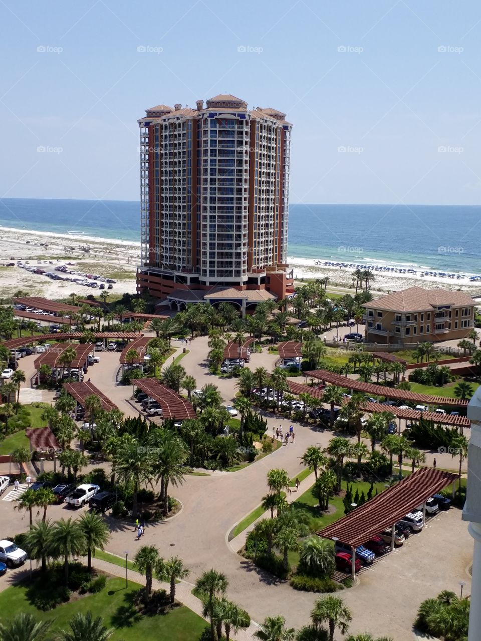 Vacation rental condo resort at Florida beach