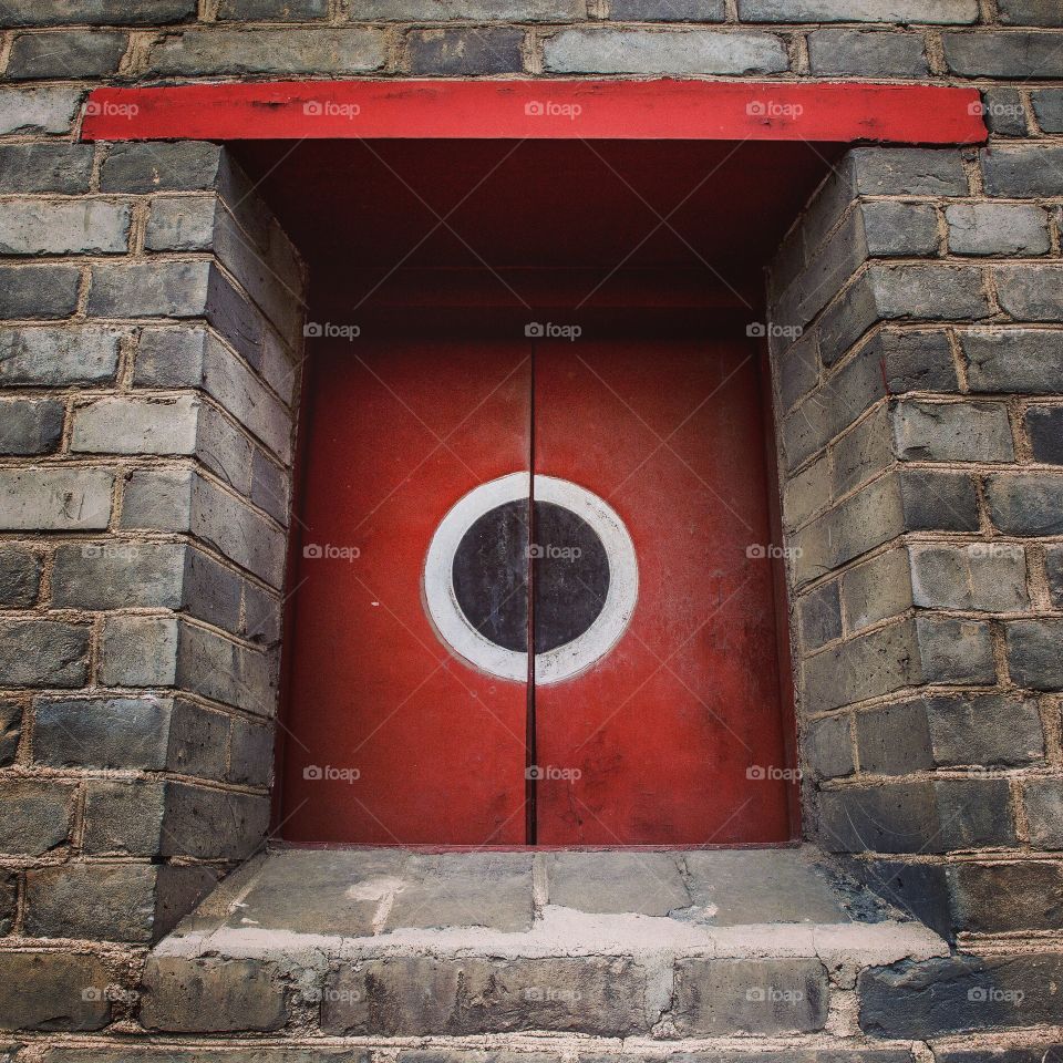 colored window shutter 