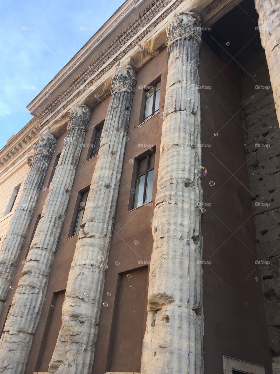 Bubbles on buildings 