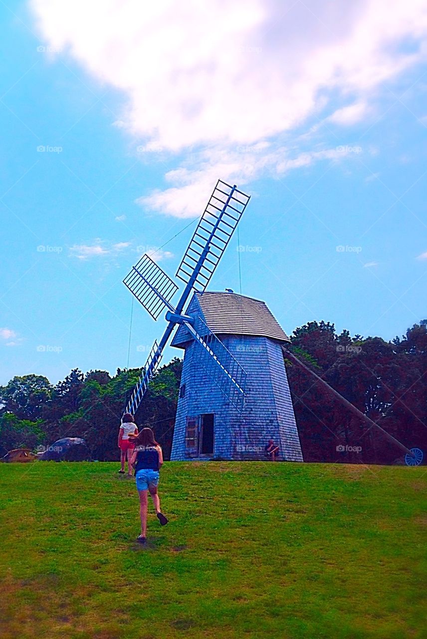 Running to the windmill...