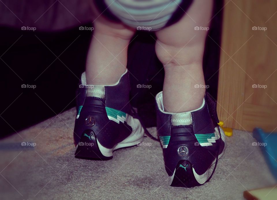 Wee dude. Wee dude...big shoes 