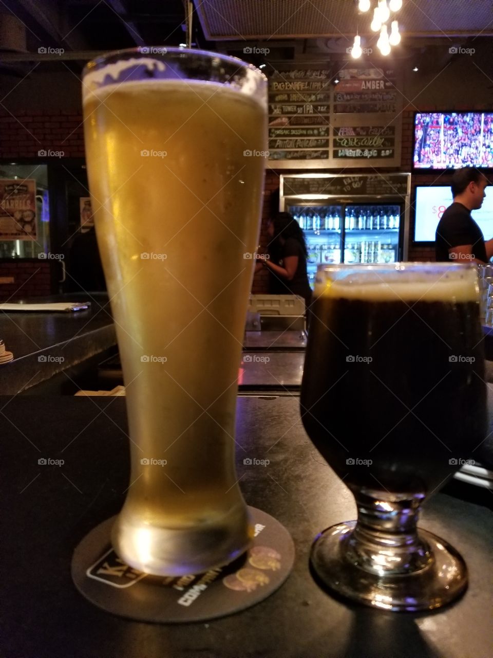 light and dark bier