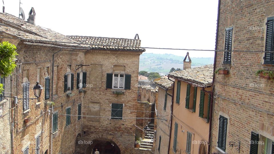 Ancient house. Coronando a ancient town in Italy