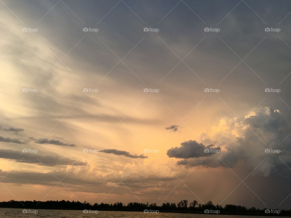 Sunset, Dawn, Storm, Sky, Landscape