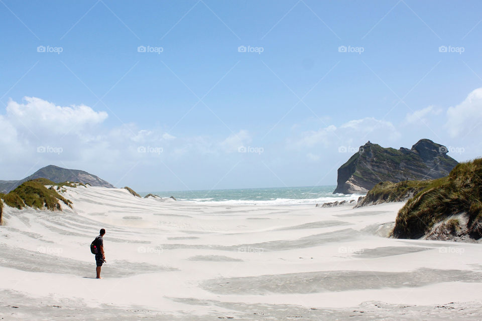 Ocean sand dunes 