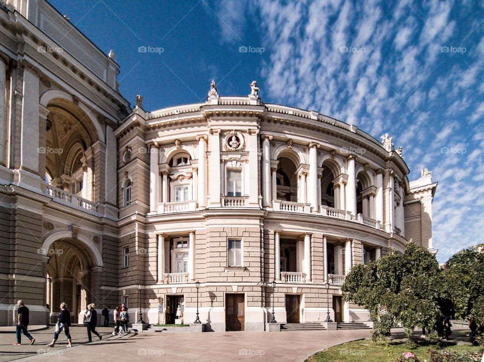 Opera theatre. Odessa, Ukraine.