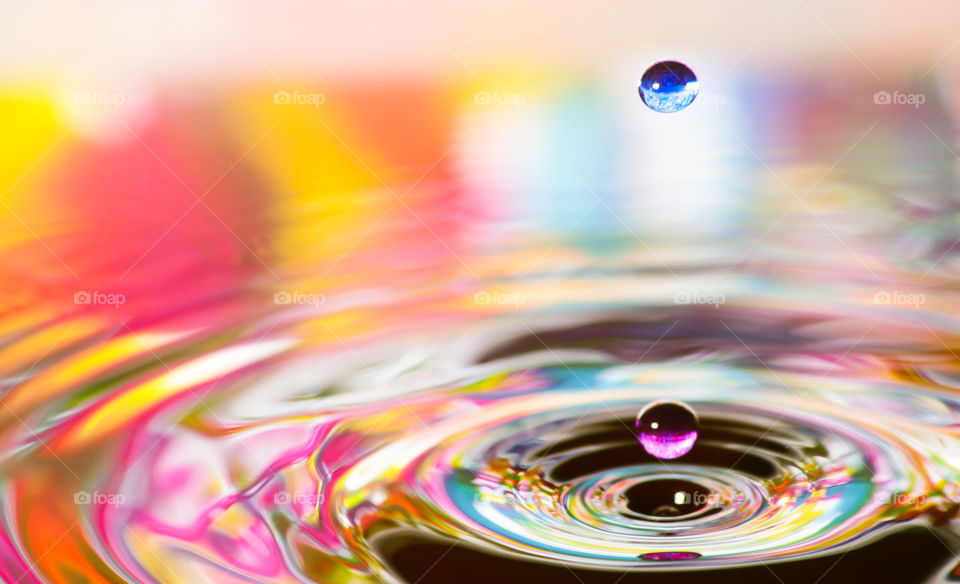 waterdrops macroshot