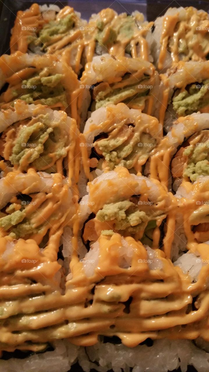 spicy shrimp rolls