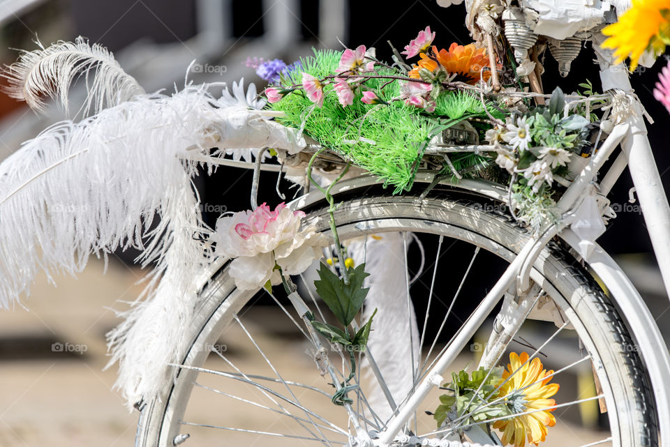 wedding bicycle