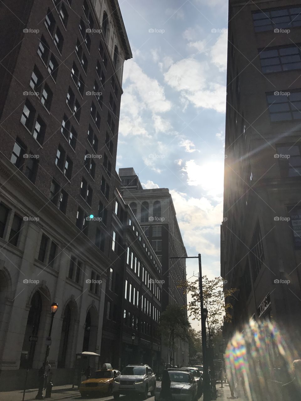 Sunlight on the streets of Philly