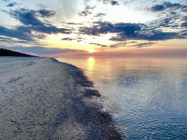 Lake Superior Sunset reflection